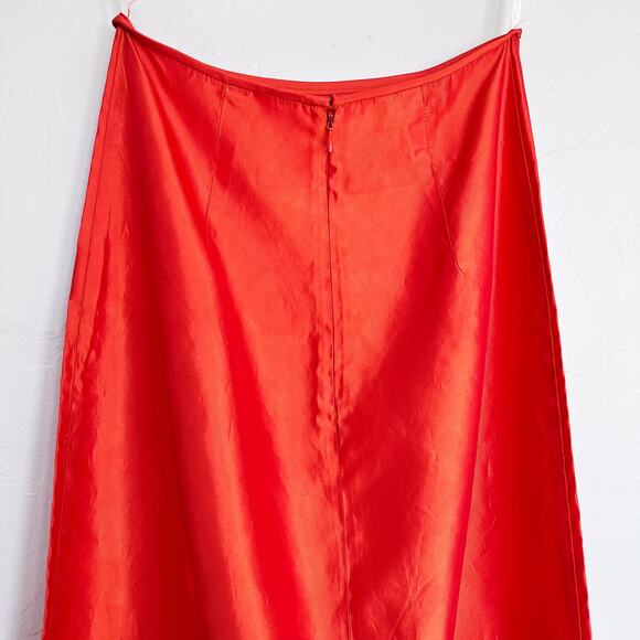 Jessica McClintock x Gunne Sax Millennium 2000 y2k Orange Two Piece Gown - Picture 12 of 12